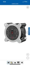 Link2Home 30ft. Cord Reel with 3 Outlets 2 USB