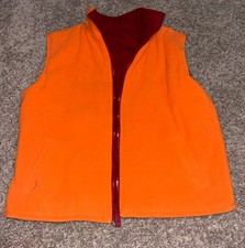 Preowned Youth Size 14/16 Reversible No Boundries Vest Red/orange