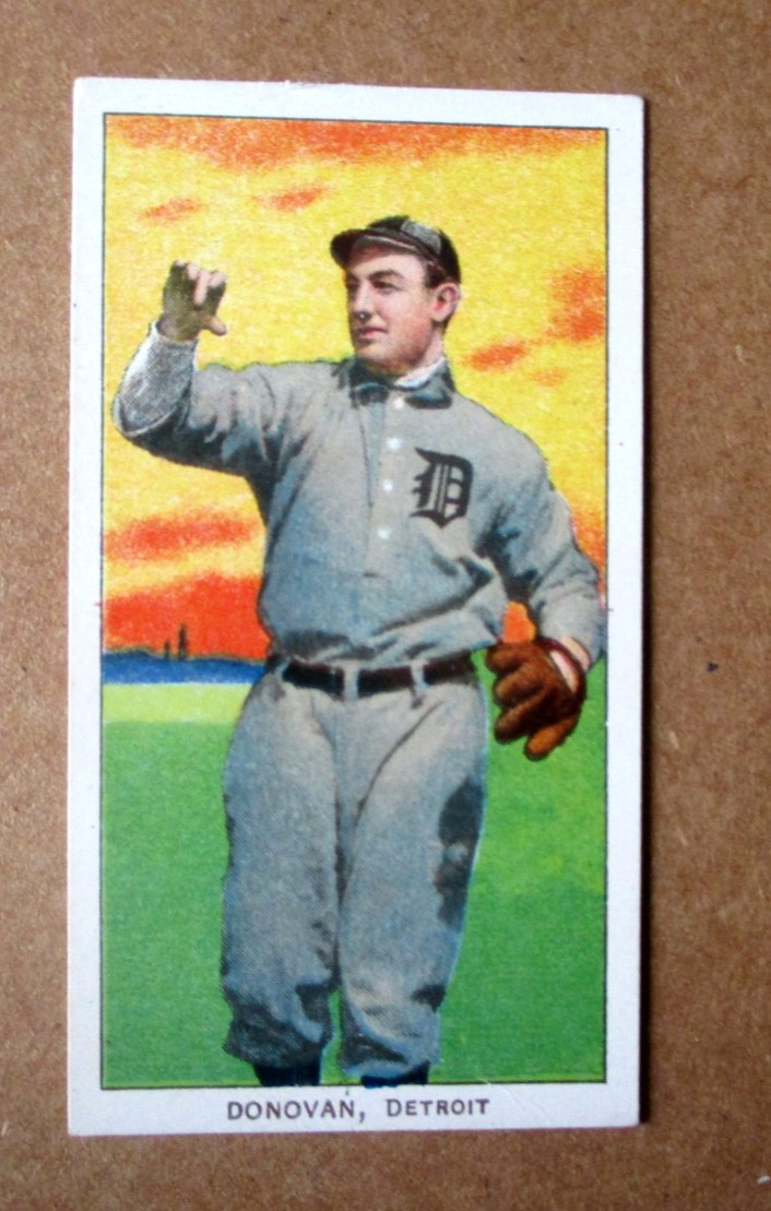 1909-1911- T206 TOBACCO PIEDMONT CARD- WILD BILL DONOVAN-BASEBALL-DETROIT TIGERS