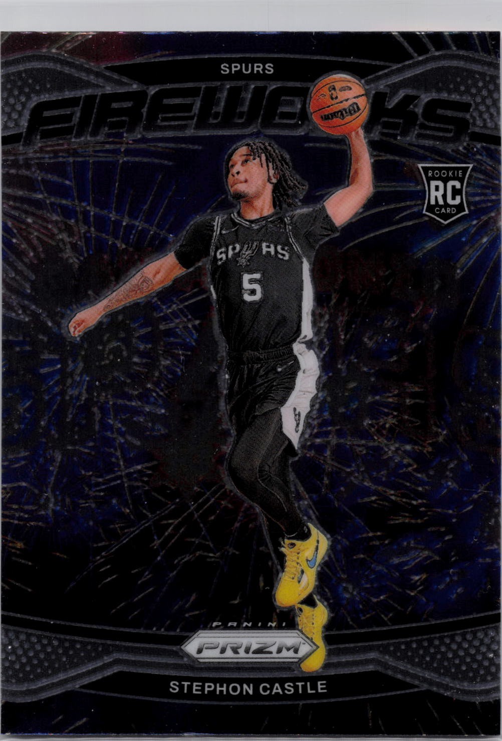 2024-25 Panini Prizm #13 Stephon Castle Fireworks