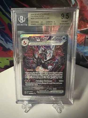 Beckett BGS 9.5 Charizard ex 234/091 – Special Illustration Rare – Paldean Fates