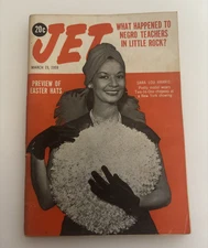 JET Magazine March 19 1959 Sara Lou Harris Cover Rare Good Vintage Little Rock