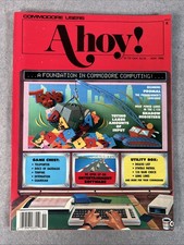 VINTAGE AHOY Commodore Computer Magazine November 1986