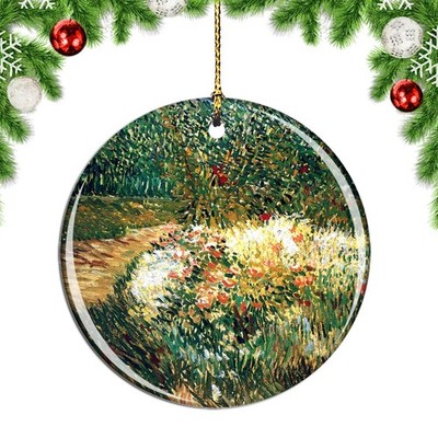 Van Gogh Corner of Voyer D'Argenson Park Christmas ornament city travel souvenir