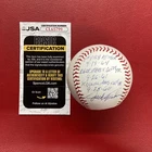 Jack Fisher Signed MLB Baseball '1st Pitch Shea' JSA Auto! Maris 60th HR, etc.
