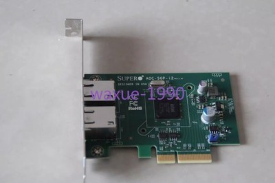 1pcs Used SUPER AOC-SGP-i2   I350-T2 PCI-E #ea