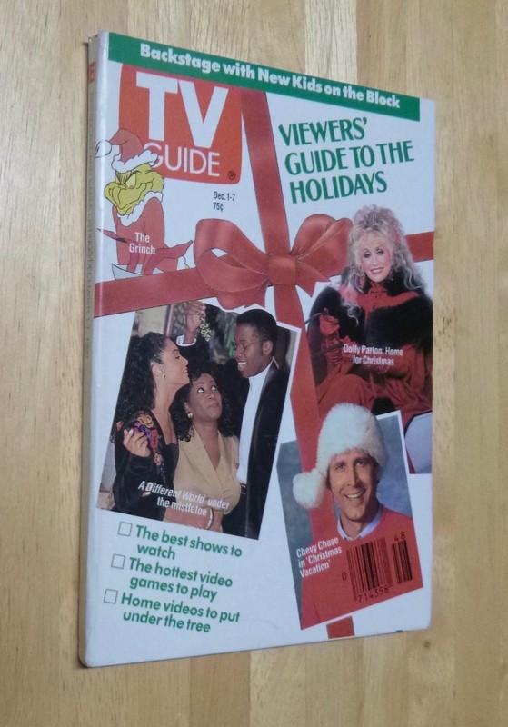 TV Guide Dec 1-7  1990. Viewer's Guide to the Holidays Charlotte NC Edition