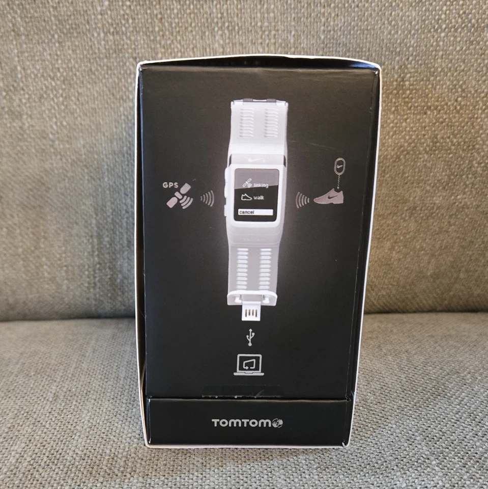 Nike+ Plus Sensor de Pé Pod GPS Relógio Esportivo Branco/Prata TomTom Fitness Runner - Imagem 2 de 4