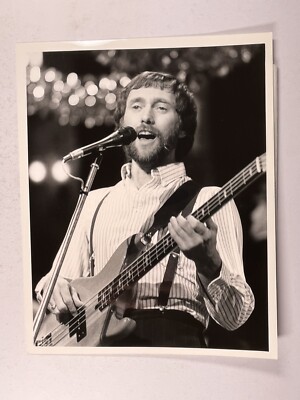 Chas & Dave Photo Dave On Stage Original Black And White Christmas Knees Up 1982