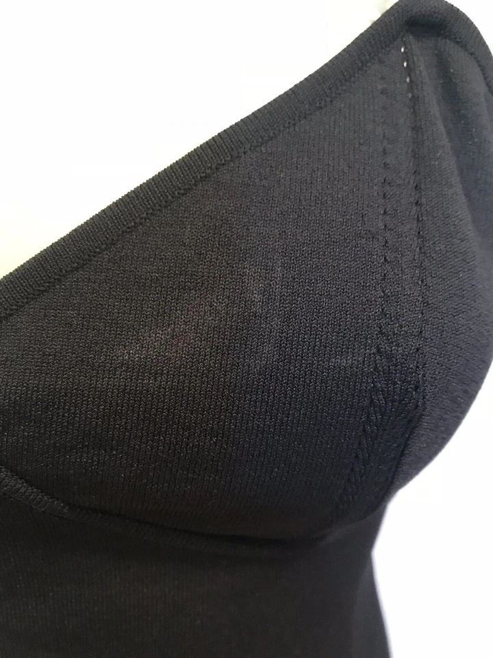 AKRIS Punto Tank Top Blue Stretch Viscose Spaghetti Straps Size US 8 FR 40 - Image 3 of 4