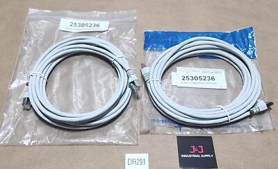 *BRAND NEW* [2] Telegartner 25305236 Green Cable Red Patch Cable Set + Warranty!