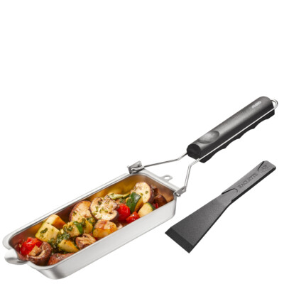 Grillpfännchen BBQ Edelstahl Grillpfanne Grill Gemüse Pfännchen Grillschale