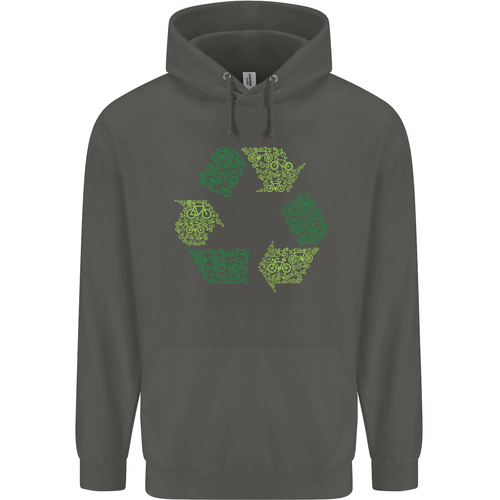 Recycle Bike Fun Cyclist Funny Childrens Kids Hoodie - Picture 10 of 68