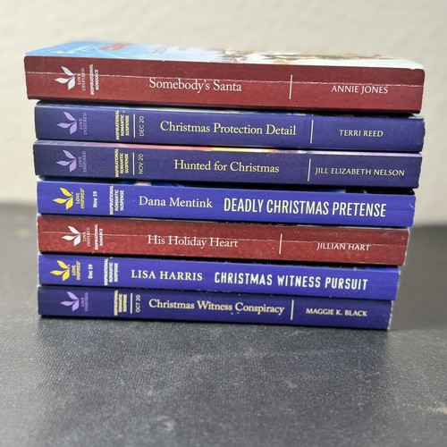 7 Harlequin Romance Books Christmas Holiday Love Inspired & Romantic Suspense - Picture 3 of 10
