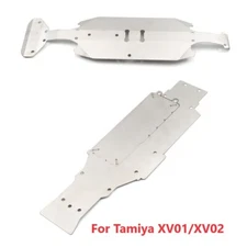 Upgrade Stainless Steel Chassis Armor Plate Set for 1/10 RC TAMIYA XV01 XV02 Car