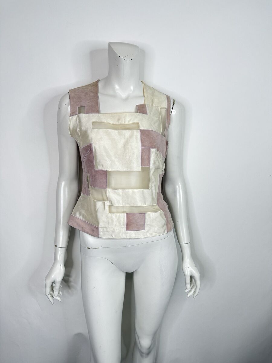Vtg Givenchy Couture By Alexander McQueen C.SS1999 Geometric Vtg Givenchy Couture By Alexander McQueen C.SS1999 Geometric