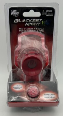 Green Lantern Blackest Night Red Power Battery & Ring 1:4 Scale DC Direct MIP