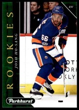 2017-18 PARKHRUST GREEN ROOKIE Josh Ho-Sang New York Islanders #PR-10