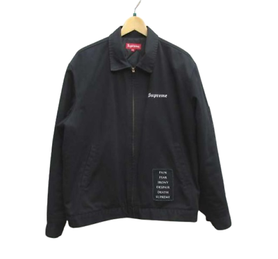 SUPREME The Crow Collaboration Work Jacket Black 21FW WEEK4 SUPREME The Crow Collaboration Work Jacket Black 21FW WEEK4