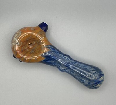 THICK Glass Hand Made In Vermont SPOON Pipe Bowl Pipe  *USA*