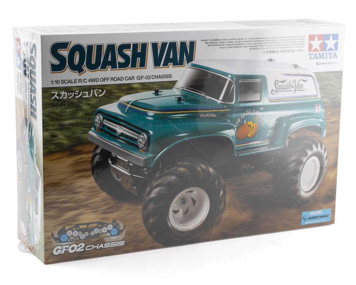 Tamiya Squash Van 4WD Monster Truck Kit (GF-02) [TAM58725-60A] | eBay