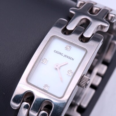 Georg Jensen. Ladies' Watch #376 with Diamonds - Edvard Kindt