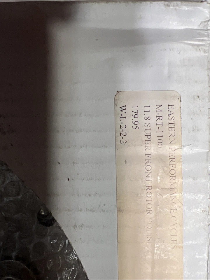 Rotores de freno delanteros pulidos Harley Davidson M-RT-1100, 1102 11.8 Super WL222 Foto 3 de 4