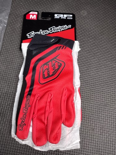 Troy Lee Designs TLD GP Pro MX / MTB Bicycle Gloves Red/Black Men's MEDIUM NEW - Picture 5 of 15