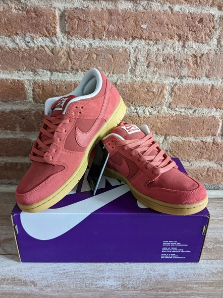Nike SB Dunk Low Pro PRM Adobe Red   Size Men’s 8(us), 41(eu)
