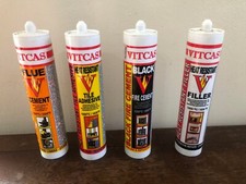 High Temperature Sealant Silicone Filler Adhesive Cement Large 310 ml Tubes