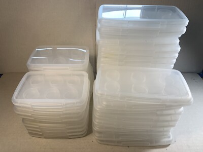 NEW Coin Display Holder Pinback Button Pill Container 100Plastic Junk Drawer Lot