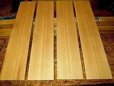 FOUR 4 PIECES KILN DRIED SANDED THIN QUARTERSAWN DOUGLAS FIR 24" X 5" X 1/4"