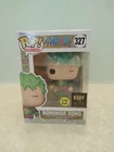 Funko Pop Animation One Piece Roronoa Zoro #327 Glow Kody Exclusive in Protector