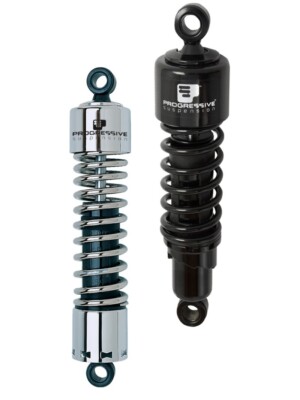 Progressive For 412 Series Shock Absorbers 11.0in - Chrome Finish
