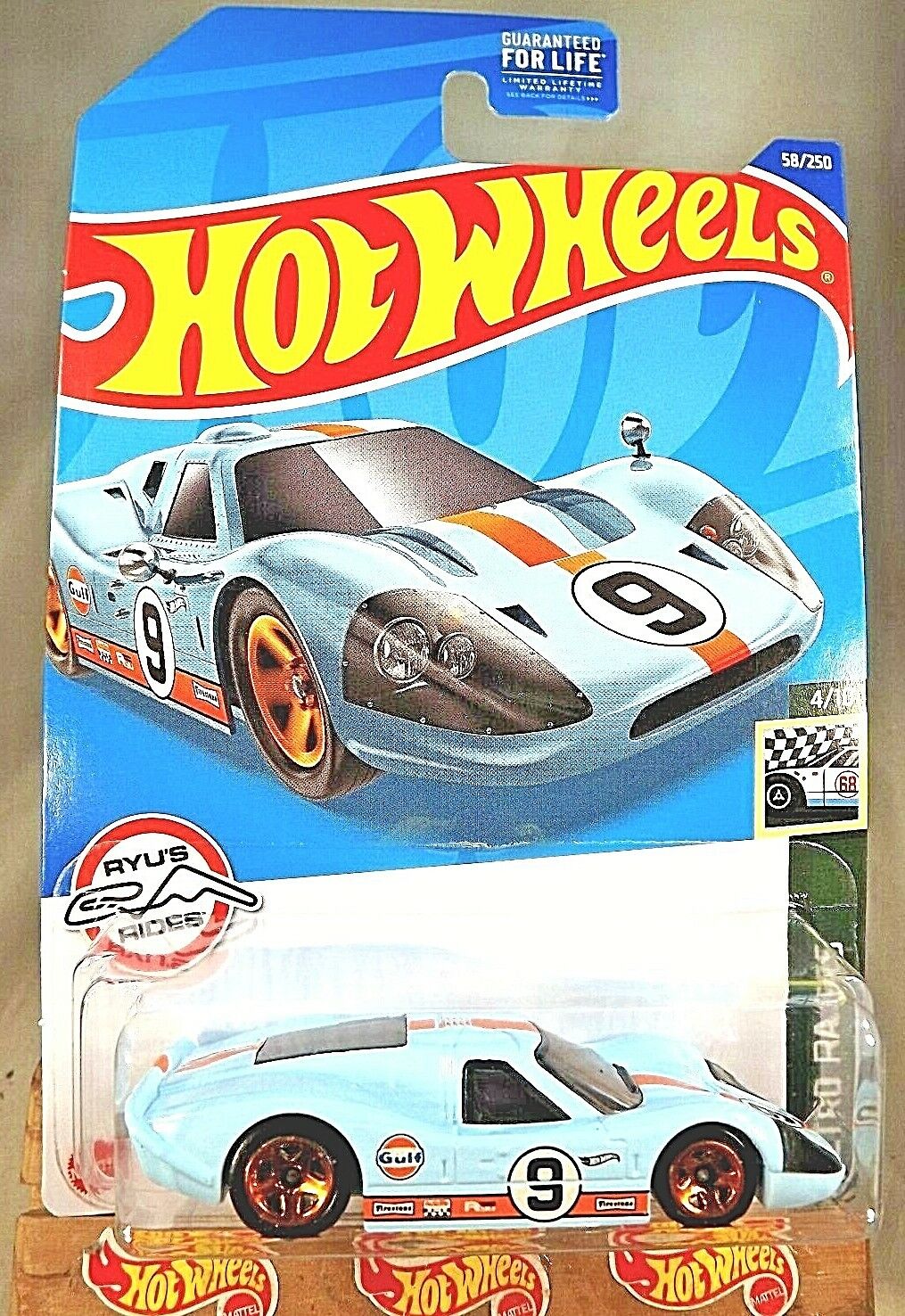 2022 Hot Wheels #58 Retro Racers 4/10 '67 FORD GT40 MK.IV GULF