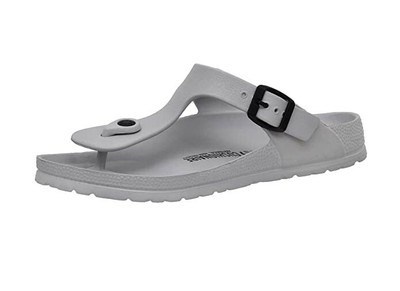 Cushionaire Ella Molded EVA Thong Sandals Comfort Footbed Waterproof Grey Sz 9 | eBay