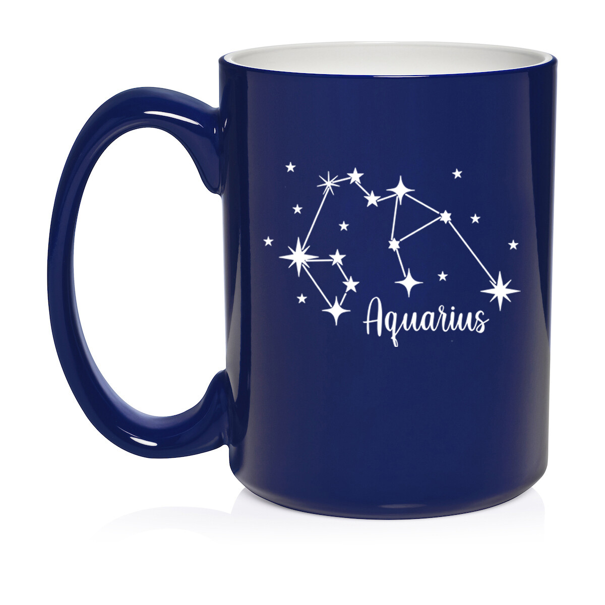 Ceramic Coffee Mug Cup Aquarius Star Zodiac Horoscope Constellation
