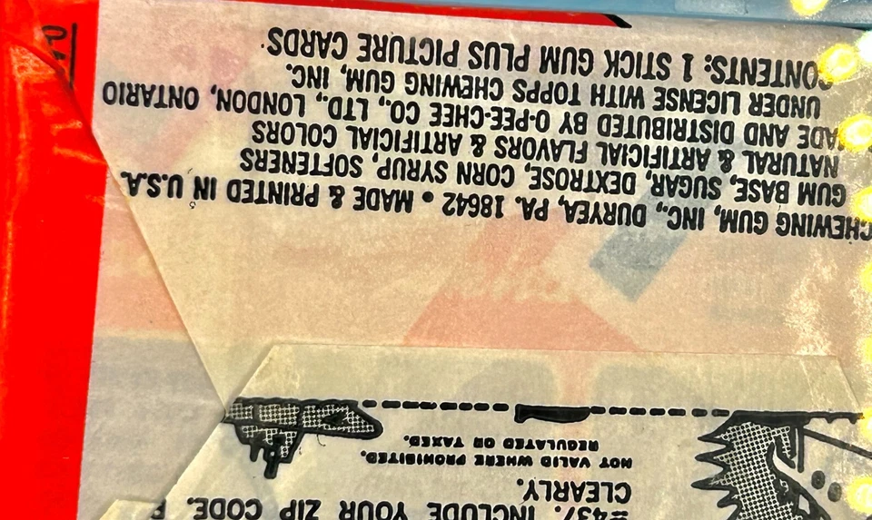 1970 Topps Football Sealed Wax Pack PSA 7 NM Csonka on back OJ RC Year - Image 3 of 4