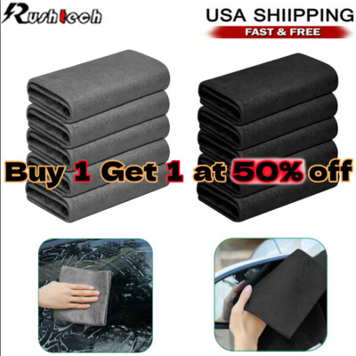 5-20 Thickened Magic Cleaning Cloth Reusable Thicken Microfiber Cleaning Rags US
