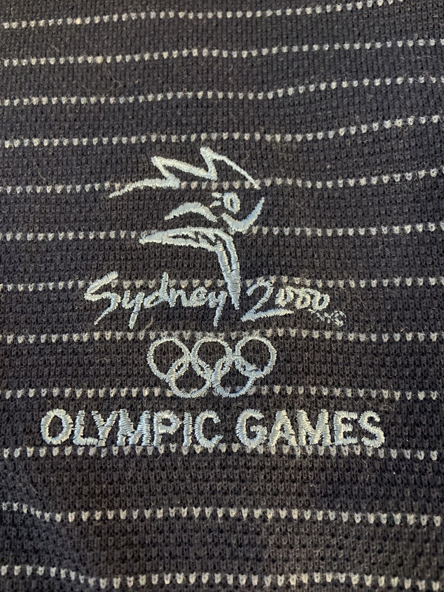 SYDNEY 2000 OLYMPICS VTG. Men's Mesh Polo Shirt~The Millennium