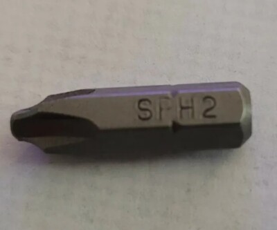 20ct SPH2 Screwdriver Insert Bits 1'' 25MM Bulk 1/4'' Hex Drive - LOT OF 20