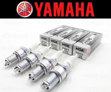 Set of (4) NGK BP6ES Spark Plugs Yamaha (See Fitment Chart) #BP6-ES000-00-00