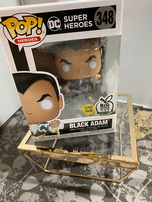 FUNKO POP DC SUPER HEROS BLACK ADAM 348 GLOW IN DARK NEW