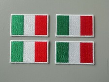 PATCH BANDIERINA ITALIA PZ 4  RICAMATE TERMOADESIVE CM.5X3,2