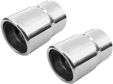 2x Auspuffblende Endrohr Edelstahl Universal Für Mazda 2 3 5 Premacy Xedos MPV