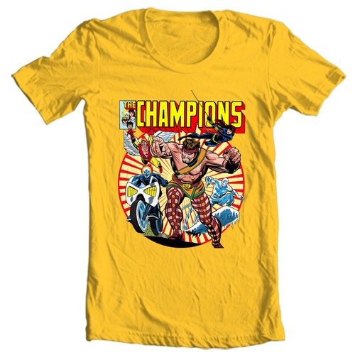 The Champions T shirt classic Marvel 