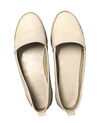 Designer *The FLEXX* Leder Mokassins Halbschuhe Ballerina Größe 41 Creme