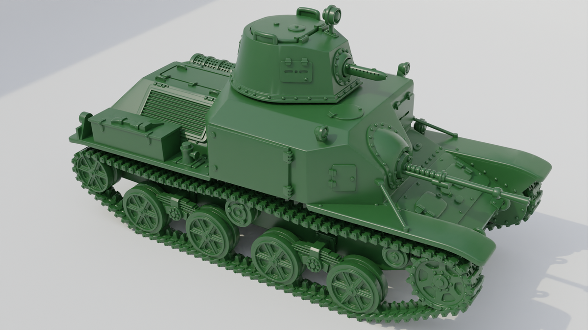 Tankette Type 92 Jyu-Sokosha (late) - Japanese Army - 28mm Tankette Type 92 Jyu-Sokosha (late) - Japanese Army - 28mm