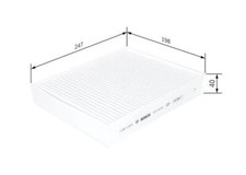 BOSCH Cabin Filter for BMW M4 CS S55B30T0 3.0 Litre July 2017 to July 2019