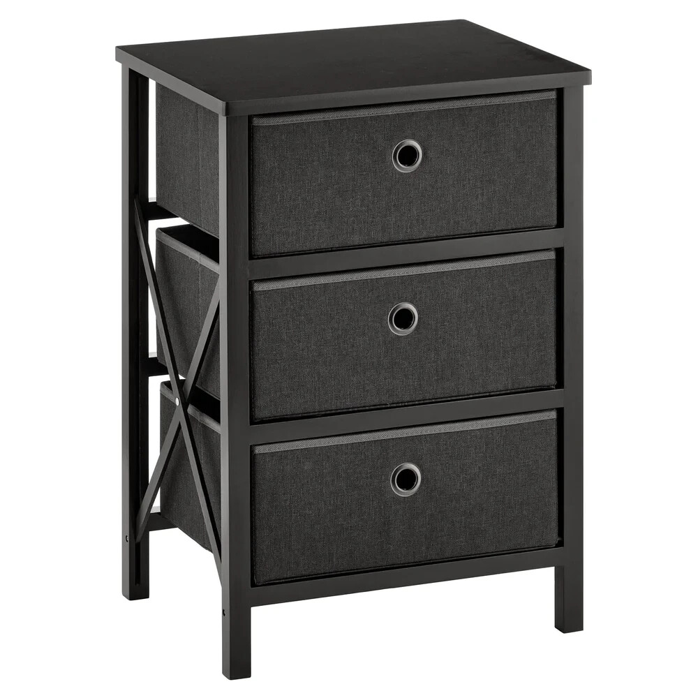 m design dresser Amazon.com: mDesign 21.65" High Steel Frame/Wood Top Storage Dresser Furniture - 5 Fabric Drawers, Wide Bureau Organizer for Baby, Kid, and Teen Bedroom, Nursery, Playroom, Dorm